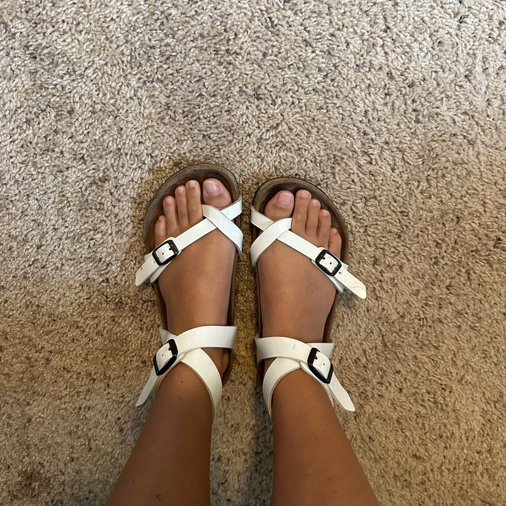 White Birkenstocks